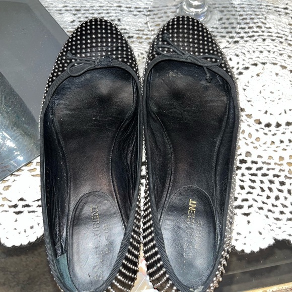 🩰 SAINT LAURENT Leather Printed Ballet Flats 37 🩰 - Picture 5 of 9